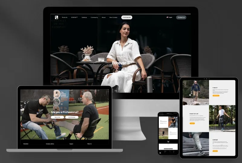 Levitate on desktop, laptop, tablet and phone.