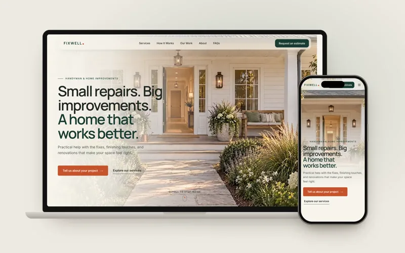 Fixwell website